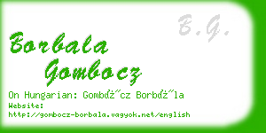 borbala gombocz business card